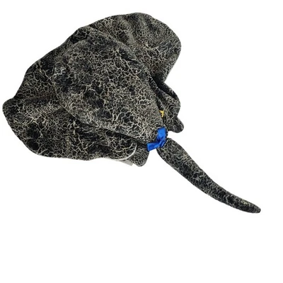 Build-A-Bear Gray Black Speckled Sting Ray Ocean Aquatic Sea Stuffed Animal Toy - Image 1 of 4