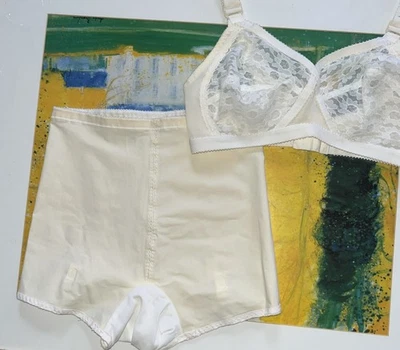 复古 PLAYTEX 尺寸 7 GARTER I CANT BELIEVE ITS A GIRDLE And Bra — 第 1/4 张图片