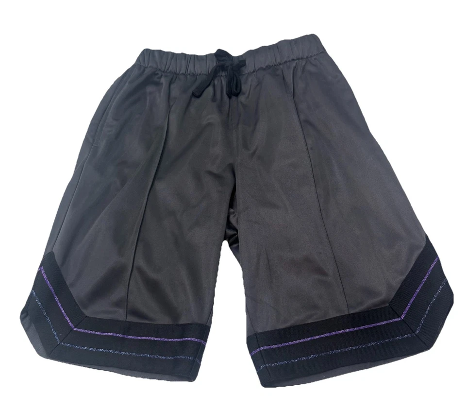 Pantalones Cortos Para Hombre Medianos Drifter Compton Negro Brillante Púrpura Azul Rayas Poli Bermudas Foto 1 de 4