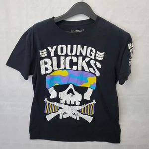 Young Bucks Bullet Club T-Shirt Adult Large Pro Wrestling Tee Black NJPW WWE AEW - Bild 1 von 8