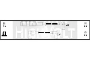 JUEGO CABLES ENCENDIDO MERCEDES-BENZ CLASE S 3.0 1985-1989 OEF042-4 - Imagen 1 de 1