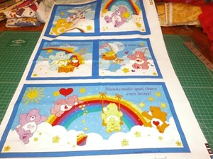 Care Bears Fabric Book Cut & Sew Panel Vintage VIP Cranston Uncut and Unused - Picture 1 of 4