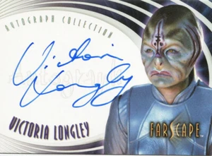 Farscape Through the Wormhole Auto Autograph A51 Victoria Longley as Pathfinder - Picture 1 of 2