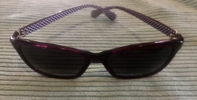 Nuevas gafas de sol auténticas Diane Von Furstenberg ciruela DVF6005 sin estuche 56-17-135 Foto 1 de 3