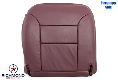 95-99 雪佛兰 Silverado 1500 2500 LT - PASSENGER 侧底皮革座椅套 红色 — 第 1/4 张图片