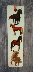 Horse Bookmark Horses . Aluminium Bookmark. Great Gift For Horse Lovers. - Picture 1 of 2
