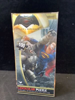 @ CARDINAL LENTICULAR ACTION PUZZLE 3D~BATMAN v SUPERMAN 100PCS - Image 1 of 4