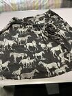 Cath Kidston Grey Cotton Jersey Skirt Horse/Pony Pattern Size Medium GC