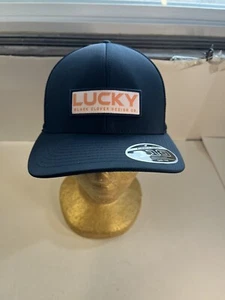 Black Clover Live Lucky Blue Trucker Golf Hat Snapback, New With Tags - Picture 1 of 18