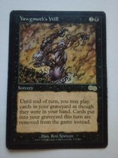 MTG Magic the Gathering English Yawgmoth's Will 1998 Urza's Saga LP