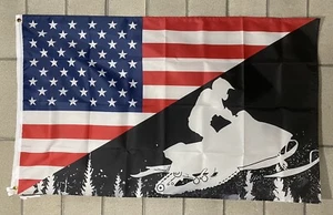 Sled Life Flag FREE SHIP Snowmobile Braaap Beer Ride Sled Polaris USA Sign 3x5’ - Picture 1 of 1