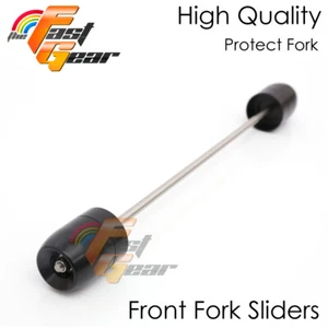 TFG Black CNC Billet Front Fork Sliders Protector For Yamaha YZF R3 2015+ 16 17 - Bild 1 von 4