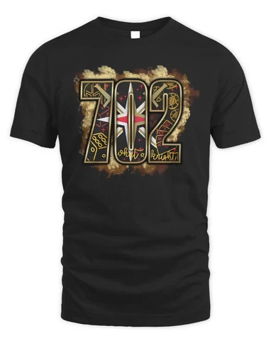 Vegas Golden Knights 702 Hockey Team Champs 2023 T-Shirt Gift For Fans Cover