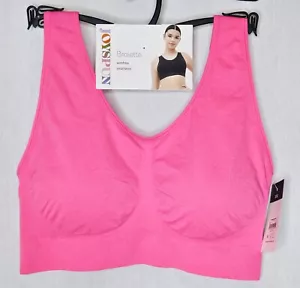 Joyspun Pullover Comfy Wireless Bralette Scoop Bra Pink Sizes XXL & XXXL NWT - Picture 1 of 5