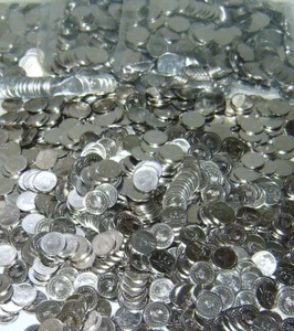 NUEVAS 300 FICHAS DE ACERO INOXIDABLE LIBERTY/EAGLE PARA MÁQUINAS TRAGAMONEDAS DE HABILIDAD PACHISLO - NUEVAS - Imagen 1 de 6