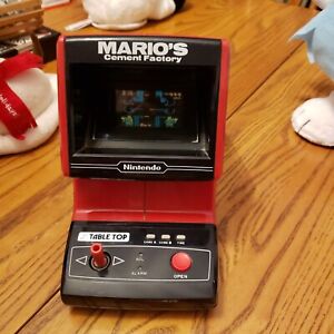 Nintendo Game and & Watch Mario's Cement factory TableTop 1983 Working VINTAGE