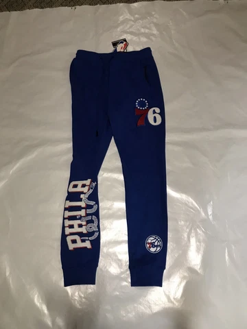 NWT!!  MEN'S NBA PRO STANDARD PHILADELPHA 76ERS SWEAT PANTS BLUE MEDIUM Cover