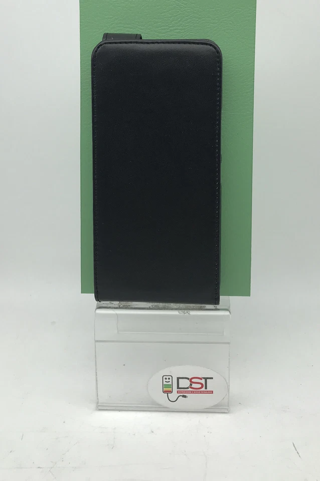 Cover Case FORCELL FLIP Verticale per HTC One M9+ Pelle Nera - Immagine 1 di 4