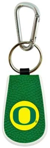 Oregon Ducks Color Leather Basketball Keychain [New] NCAA Key Chain Jewelry - Picture 1 of 1