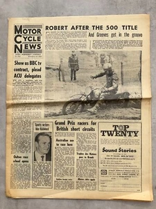 Motor Cycle News - 24 November 1965 - TV Scramble, J. Cooper - Vintage Newspaper - Picture 1 of 5