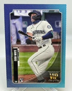 Evan White 2021 Topps Transcendent VIP Party Exclusive Rookie RC 1/1 Mariners - Picture 1 of 10