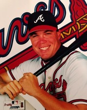 CHIPPER JONES 1999 Atlanta Braves 8x10 PHOTO  Atlanta Braves
