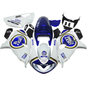 Gloss White Blue Fairing Kit For Suzuki TL1000R 1998-2002 2003 Plastic Bodywork - Picture 1 of 10