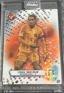 Virgil Van Dijk Pristine Orange /25 Topps Pristine Road To Euro 24 - Picture 1 of 1