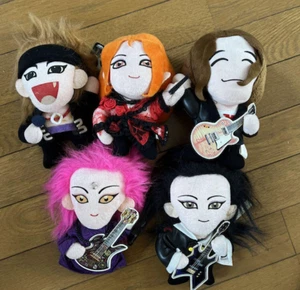 X JAPAN Plush Toy Set of 5 BANPRESTO UFO Limited Yoshiki Hide ToshI Pata Heath - Imagen 1 de 7