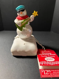 Hallmark Wireless Snowman Band "Guitar Freddy" Works - See Video - Picture 1 of 5
