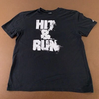 Adidas Men's Size 2X Tall Black White Hit & Run Graphic Short Sleeve Go To Tee - Image 1 of 4