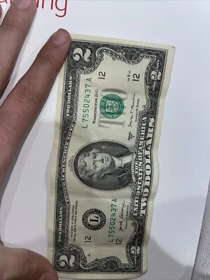 Купюра 2 доллара серия 2017 a - Изображение 1 из 4