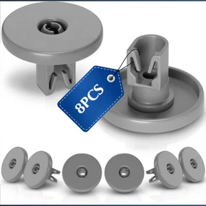 8X Geschirrspüler untere Korbräder für Zanussi AEG Electrolux Tricity Bendix 40mm - Bild 1 von 10