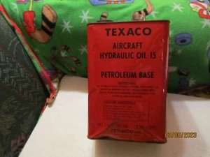 Texaco Flugzeug Hydrauliköl Gallone Blechdose leeren von Texaco Oil Co - Bild 1 von 6