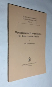 Il procedimento di compensazione nel diritto romano classico Renzo Rezzonico - Picture 1 of 5