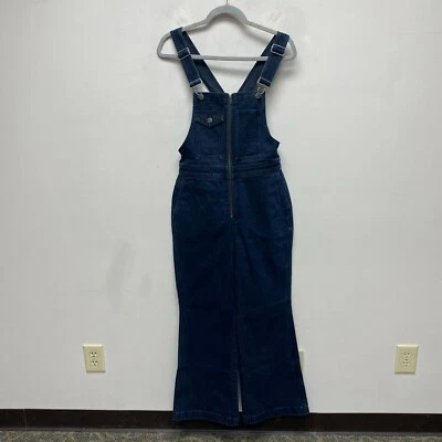 Madewell 女式 Ashlane Wash Petites 牛仔高腰宽松喇叭裤 10P — 第 1/4 张图片