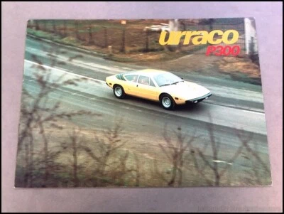 1972 Lamborghini Urraco P300 Vintage Original Car Sales Brochure Catalog Foto 1 de 4