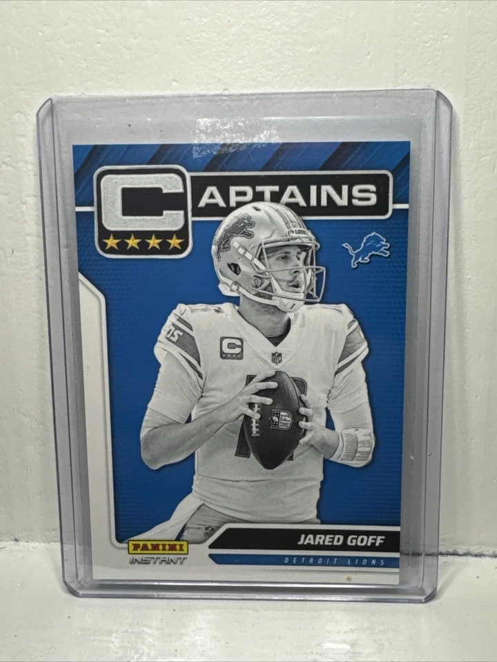 2021 Panini Instant NFL - Captains #C10 Jared Goff - Image 1 of 2