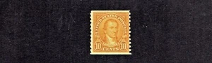 1923-9 U.S. Classic 10c Org Monroe p.10 COIL  Sc#603 M/H/OG Bright Color ^ - Picture 1 of 1