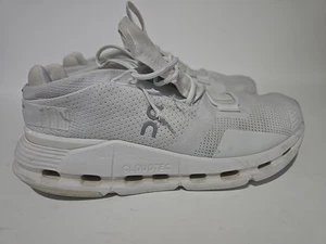 On Cloudnova Shoes Womens Size 7 White Ivory Running Mesh CloudTec  - Picture 1 of 8