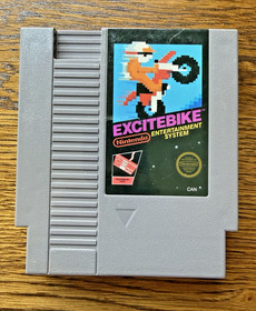 Excitebike Nintendo NES &bull; Programmable Series &bull; Cartridge &bull; Tested Working