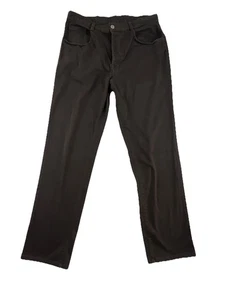 Pantalones Banana Republic para Hombres 34R Marrón Oscuro Frente Plano Calce Ajustado Pantalones Elastizados - Imagen 1 de 11