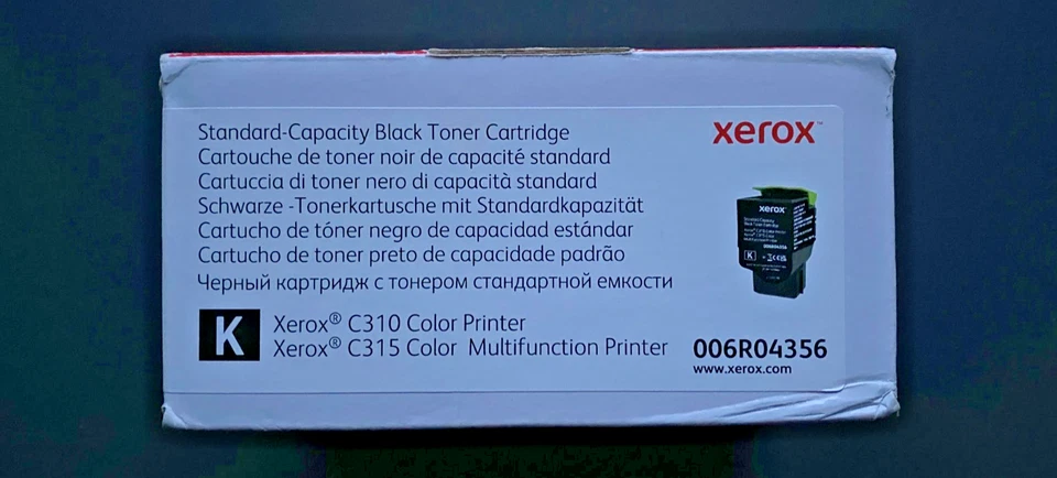 Genuine Xerox Toner - BLACK 006R04356 - FOR C310 C315 PRINTERS (INC VAT) - Image 1 of 1
