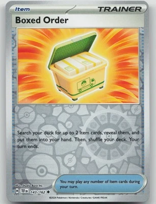 Boxed Order 143/162 Uncommon SV05: Temporal Forces NM Reverse Holo - Image 1 of 2