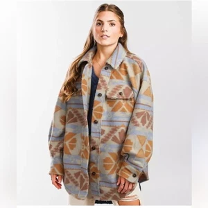 Free People Jacquard Ruby Jacket in Sedona Combo Size M - Picture 1 of 13