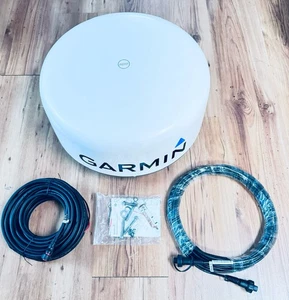 Garmin GMR18HD 18 HD 4kw Radar Dome W/ New Cables - Foto 1 di 9