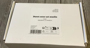 Blumtal Musselin Bettwäsche 200x200/ 2x  40x80cm TAUPE  100% Baumwolle(L7a) - Bild 1 von 3