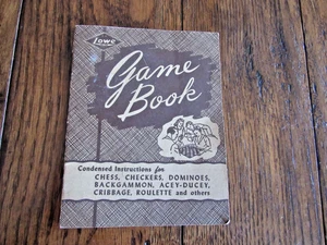 ES LOWE GAME COMPANY ~ Folleto de reglas del juego 1944 - Imagen 1 de 4