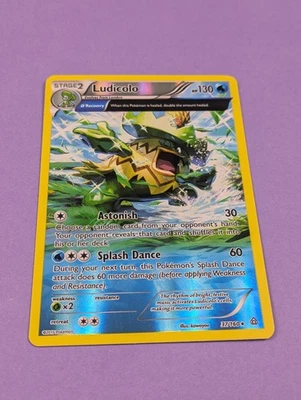 Ludicolo - 37/160 - Rare Reverse Holo Primal Clash - Pokemon Card - NM - Image 1 of 3
