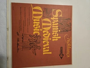Spanish Medieval Music VINYL LP Pro Musica Decca DL79416 - Picture 1 of 9